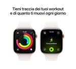 Apple Watch Series 11 GPS 46mm Cassa Alluminio Oro Rosa con Band Rosa Fard - S/M