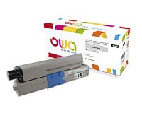Toner remanufacturé OWA - haute capacité - Noir - pour OKI 44973508