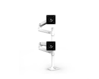 Ergotron LX Series LX Dual Stacking Arm 101,6 cm (40") Bureau Blanc