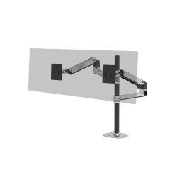 Ergotron LX Series LX Dual Stacking Arm Tall Pole 101.6 cm (40") Desk Aluminium