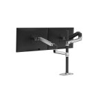 Ergotron LX Series LX Dual Stacking Arm Tall Pole 101,6 cm (40") Escritorio Aluminio