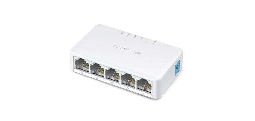 Mercusys MS105 switch di rete Non gestito Fast Ethernet (10/100) Bianco