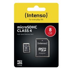 Intenso 3403460 memory card 8 GB SDHC Class 4