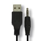 MCL HP-USB2/4 Haut-parleur 2-voies noir avec fil 4 W