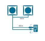 MCL HP-USB2/4 Haut-parleur 2-voies noir avec fil 4 W