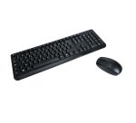 MCL ACK-2012W/N clavier Souris incluse Universel RF sans fil AZERTY Français Noir