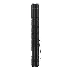 Varta Aluminium F10 Pro LED Flashlight (incl. 2x Longlife Power AAA Batterie per l'uso quotidiano, 150 lumen, resistente agli urti, 3 anni di garanzia) nero per la casa, il campeggio, l'outdoor