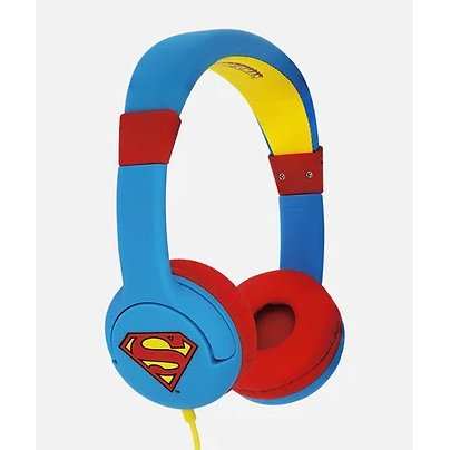 OTL Technologies DC Comics Superman Man of Steel Headphones Wired Head-band Music Blue, Red, Yellow