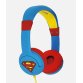 OTL Technologies DC Comics Superman Man of Steel Headphones Wired Head-band Music Blue, Red, Yellow