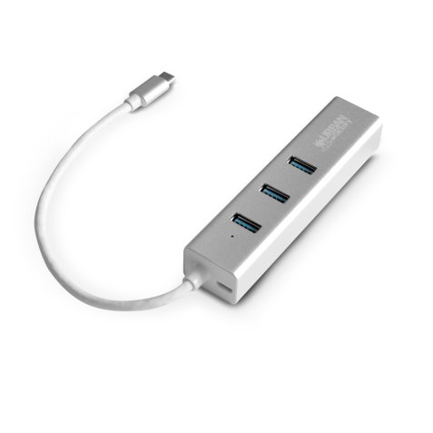 Urban Factory TCM02UF station d'accueil USB 3.2 Gen 1 (3.1 Gen 1) Type-C Argent