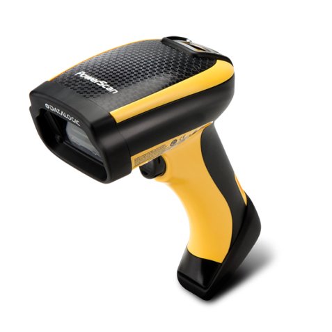 Datalogic PowerScan PM9100 Lector de códigos de barras portátil 1D LED Negro, Amarillo