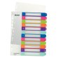 Intercalaires A4+ polypropylène Leitz WOW 12 onglets multicolores - 1 jeu