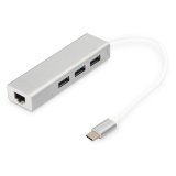 Digitus Hub de USB 3.0 Type-C™ con Gigabit Ethernet