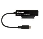 Hamlet Adattatore USB 3.1 Type-C to SATA III per collegare hard disk o unità SSD con Serial ATA