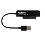 Hamlet Adattatore USB 3.0 to SATA III per collegare hard disk p SSD a pc