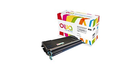 Toner remanufacturé OWA - standard - Noir - pour LEXMARK C734A2KG, C734A1KG