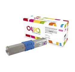 Toner remanufacturé OWA - haute capacité - pour OKI 44469724