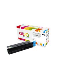 Toner remanufacturé OWA - standard - Noir - pour OKI 44574702