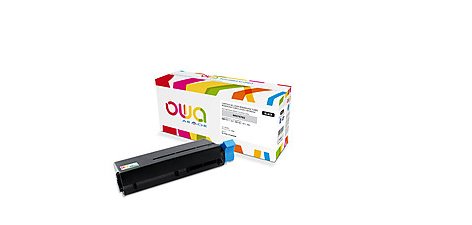 Toner remanufacturé OWA - standard - Noir - pour OKI 44574702