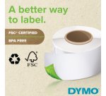 Etiquettes 54 x 101 mm Dymo - Rouleau de 220 étiquettes - Boite de 12 rouleaux