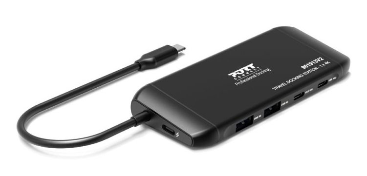 Port Designs PORT Connect Station d'accueil mobile 1 X 4K USB-C 7 périphériques 100W