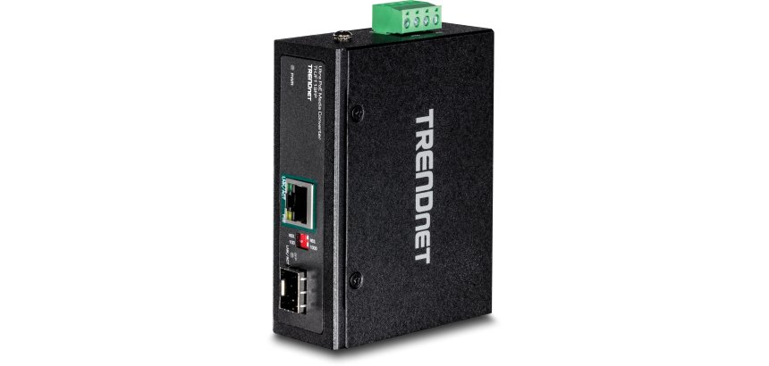 Trendnet TI-UF11SFP convertisseur de support réseau Interne 1000 Mbit/s Noir
