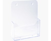 Distributeur de prospectus 1 compartiment A5 - Cristal