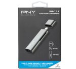 PNY R-TC-UA-3N1E01-RB lecteur de carte mémoire USB 3.2 Gen 1 (3.1 Gen 1) Type-C Métallique