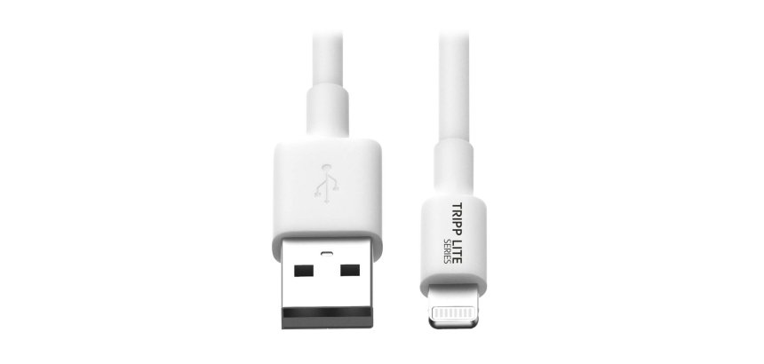 Tripp Lite M100-003-WH câble Lightning 1 m Blanc