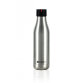 Bouteille isotherme 500ml acier inox conserve frais/24H-Chaud/10h.Design Métal argent