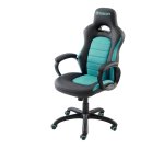 NACON CH-350 Silla para videojuegos universal Asiento acolchado Negro, Turquesa