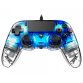 NACON PS4OFCPADCLBLUE mando y volante Azul, Transparente USB Gamepad Analógico/Digital PC, PlayStation 4