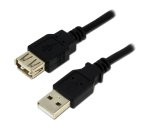 MCL MC922AMF-5M/N câble USB USB 2.0 USB A Noir