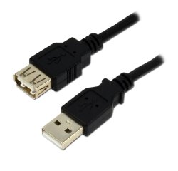 MCL MC922AMF-5M/N câble USB USB 2.0 USB A Noir