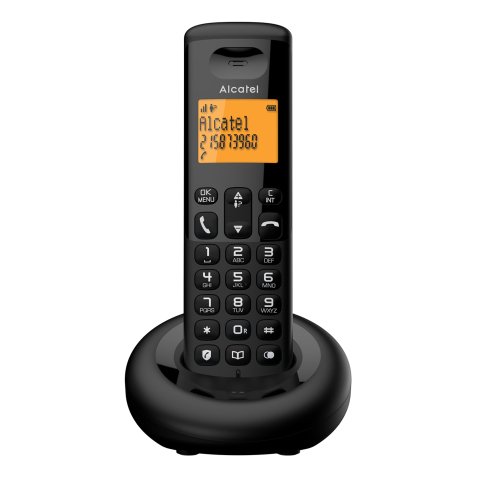 Alcatel E160 Telefono DECT Identificatore di chiamata Nero