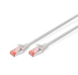 Digitus Cable de conexión CAT 6 S/FTP, 0,5 m, gris