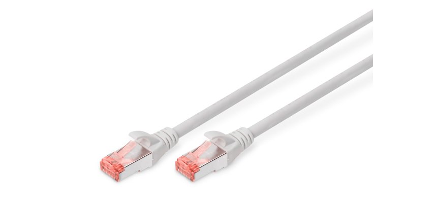 Digitus Cable de conexión CAT 6 S/FTP, 0,5 m, gris