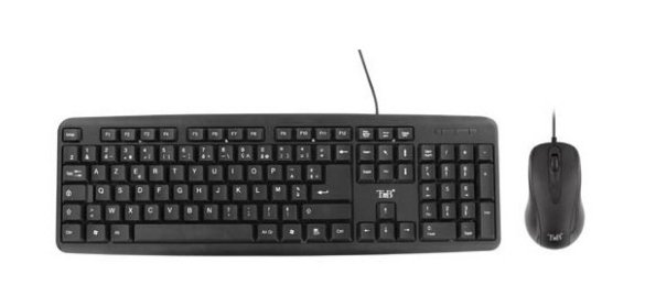 Clavier + souris t'nb streamline combo souris       filaire + clavier compatible  pc/mac  coloris noir