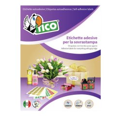Tico P-C22 etichetta autoadesiva Cerchio Permanente Bianco 7500 pz