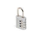 Cadenas en aluminium largeur de 30 mm avec combinaison programmable. Sous blister