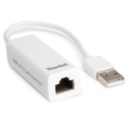 Hamlet Adattatore USB 2.0 to Lan velocità di trasferimento fino a 10/100 Mbps