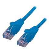 MCL RJ45 CAT6 A U/UTP 5m câble de réseau Bleu Cat6a U/UTP (UTP)