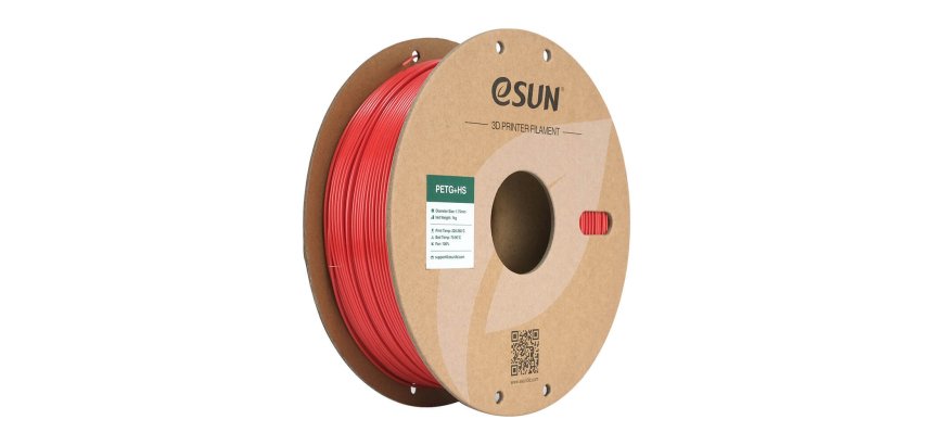 eSUN PETG+HS PETg (glycol-modified polyethylene terephthalate) Red 1 kg