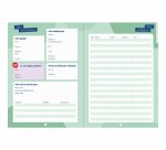 Quo Vadis - Agenda enseignant - 2025-2026 - Mon Agenda Pédagogique - Semainier Horizontal - Français - Multicolore - 12 mois de mi-juillet à mi-juillet - 21x29,7 cm