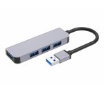DLH Hub USB-A (M) avec 4 ports USB-A (F)