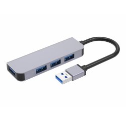 DLH Hub USB-A (M) avec 4 ports USB-A (F)