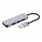 DLH DY-TU5190 hub & concentrateur USB 3.2 Gen 1 (3.1 Gen 1) Type-A 5000 Mbit/s