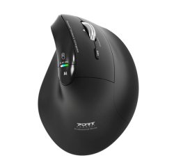Port Designs ERGO AUDITOR souris Universel Droitier RF sans fil + Bluetooth Optique 4800 DPI