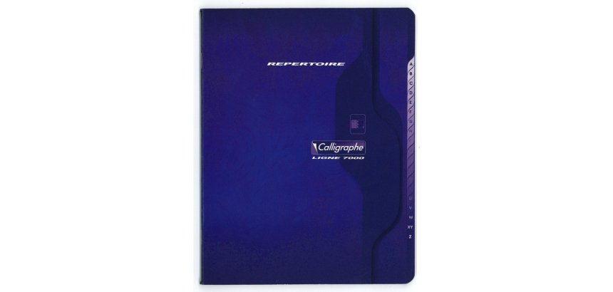 Répertoire piqué 7000 17x22 cm 96 pages petits carreaux 70 g - Assortis