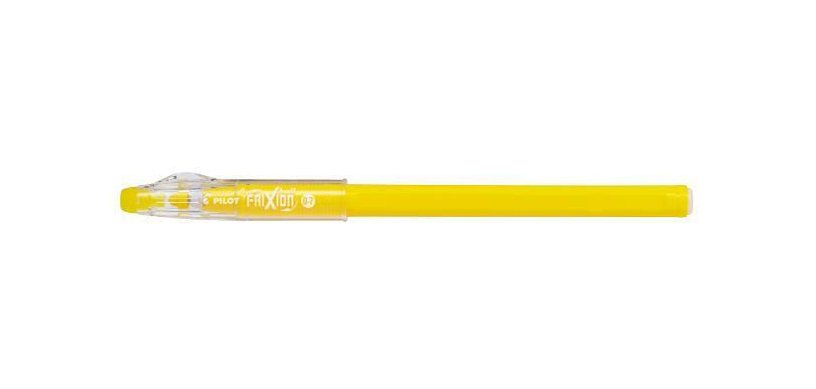 Pilot FriXion Ball Stick Medio Penna in gel con cappuccio Giallo 12 pz